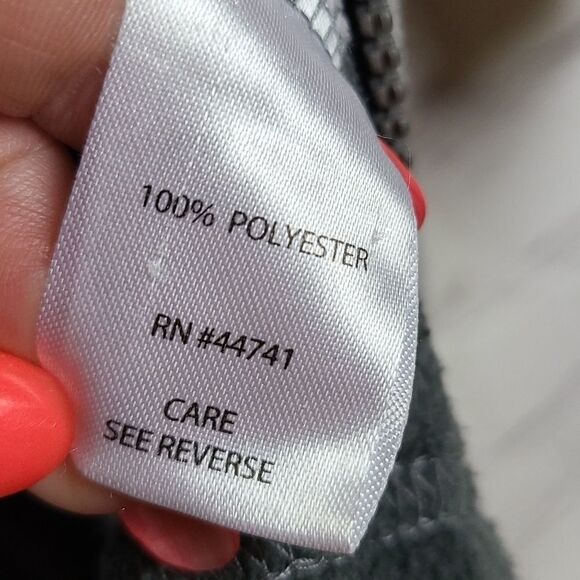 Slalom Youth Boy Small 6/7 Gray Plaid Fleece Zip Winter Baselayer Sweatshirt - Picture 6 of 9